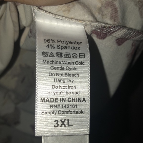 LuLaRoe Hudson 3xl - Picture 3 of 4